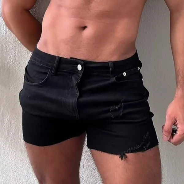 Men's Skinny Pocket Shorts - Ootdyouth.com 
