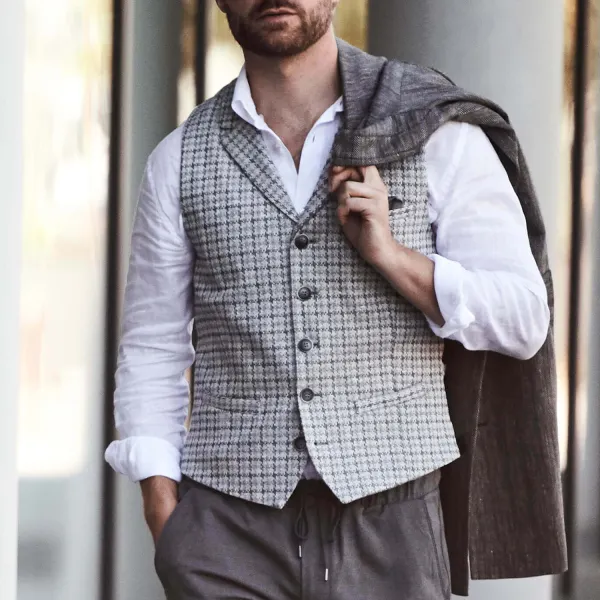 Men's Vintage Vest - Villagenice.com 