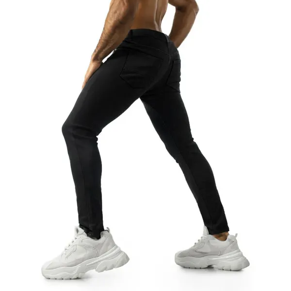 Men's Solid Color Buttoned Leggings - Mobivivi.com 