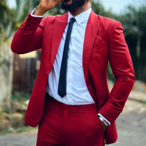 Classic Fashion Simple Suit - Fineyoyo.com 