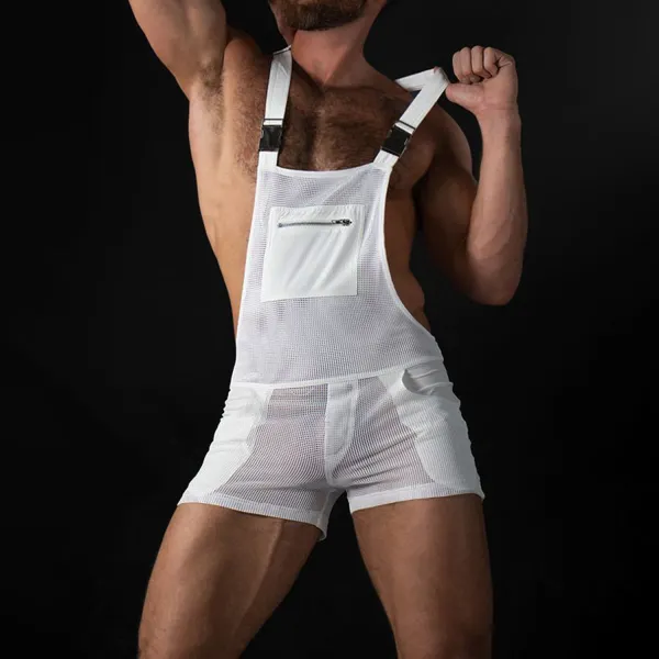 Men's Sexy Mesh Jumpsuit - Mobivivi.com 