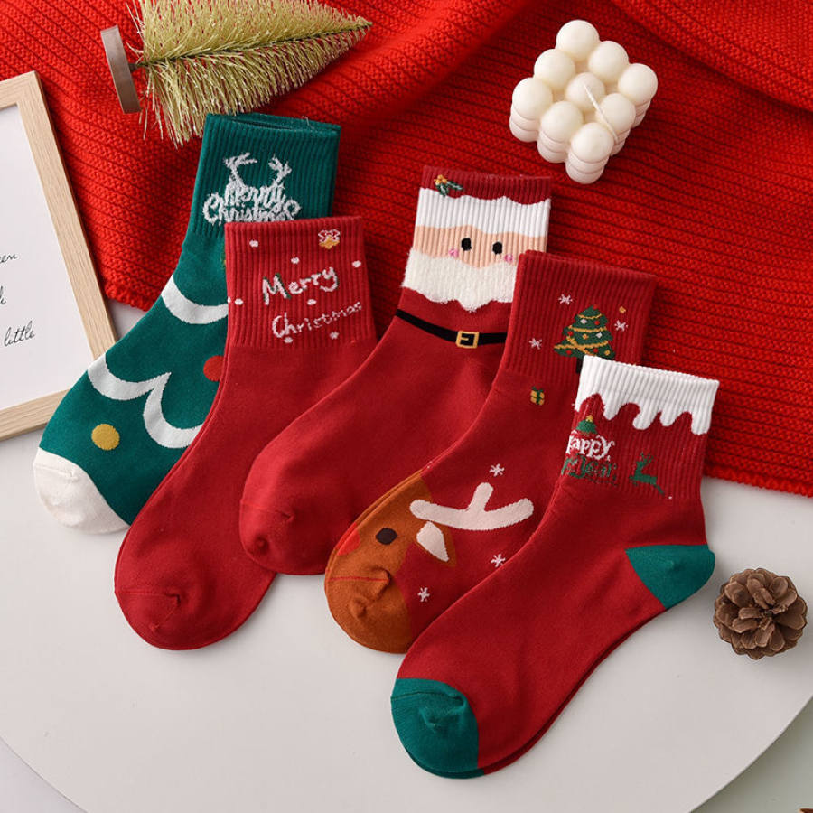 

Women's Christmas Gift Couple Warm Socks