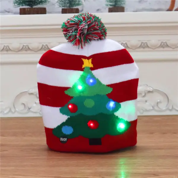 Christmas Party Casual LED Emits Light Christmas Hat - Bustalent.com 