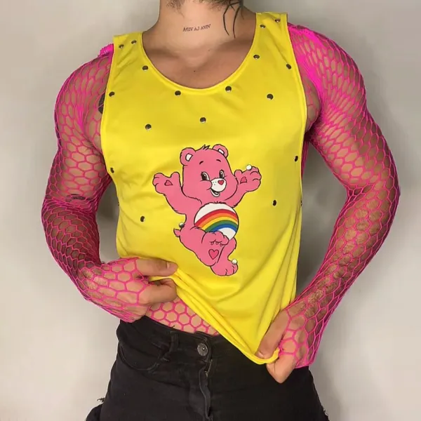 Men's Printed Skinny T-shirt - Mobilittle.com 
