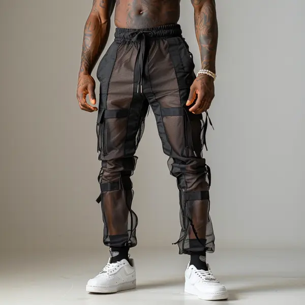 Men's Casual Sports Elastic Waist Trousers - Mobivivi.com 