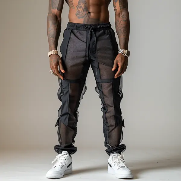 Casual Sports Elastic Waist Trousers - Mobivivi.com 