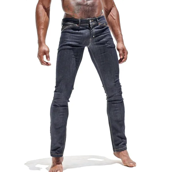 Men's Sexy Skinny Denim Pants - Villagenice.com 