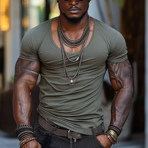 Men's Casual Sexy T-Shirts - Bustalent.com 