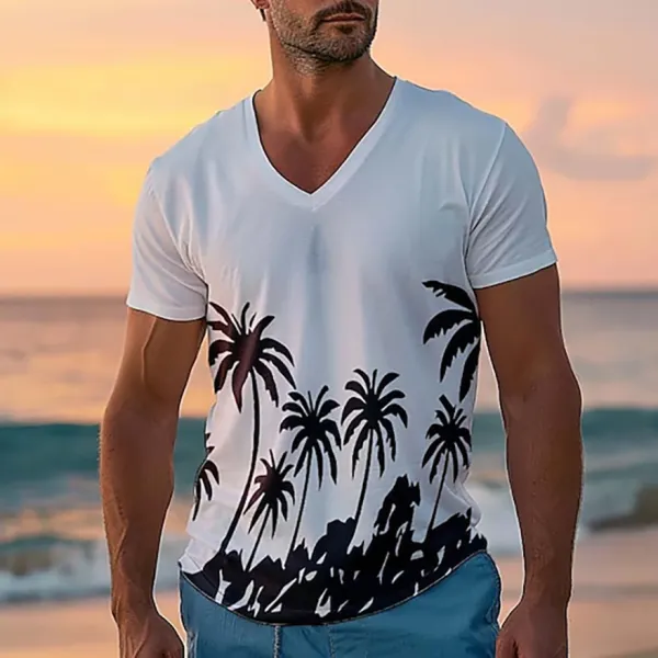 Men's Graphic Short Sleeve T-shirt - Fineyoyo.com 