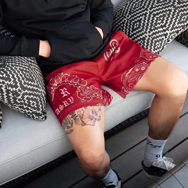 Men's Loose Mesh Quick-drying Shorts - Bustalent.com 