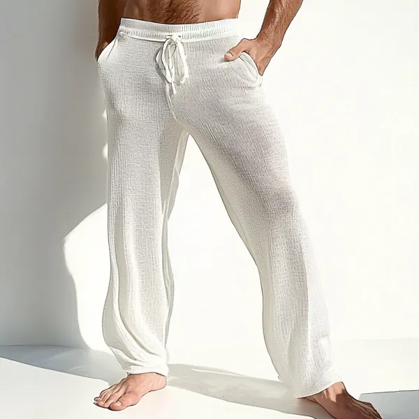 Men's Lightweight Knitted Casual Trousers - Yesunshine.com 