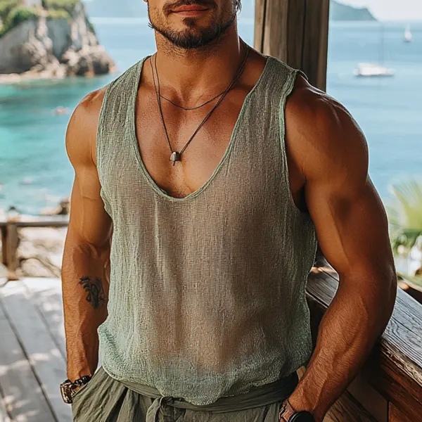 Men's Resort Mesh Vest - Mobivivi.com 