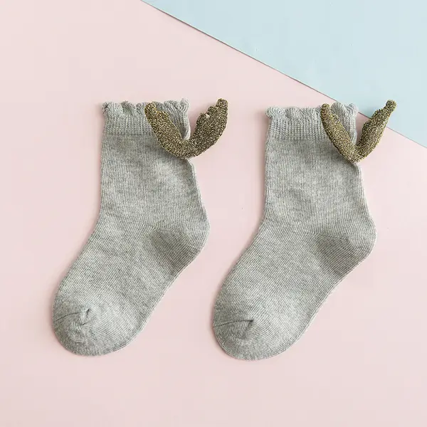 【2Y-7Y】Children Cartoon Wings Tube Socks - Popopieshop.com 