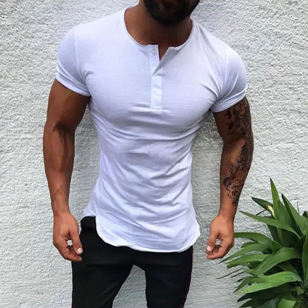 Men's Summer Short-Sleeve T-Shirt - Spiretime.com 