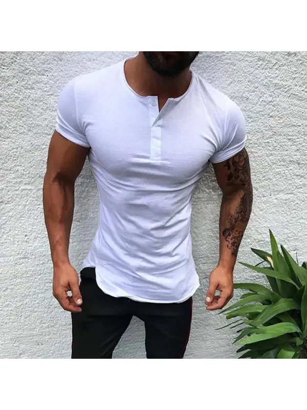 Men's Summer Short-Sleeve T-Shirt - Ootdmw.com 