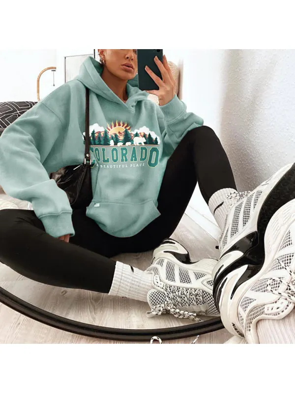 كولورادو طباعة هوديي - Ootdmw.com 