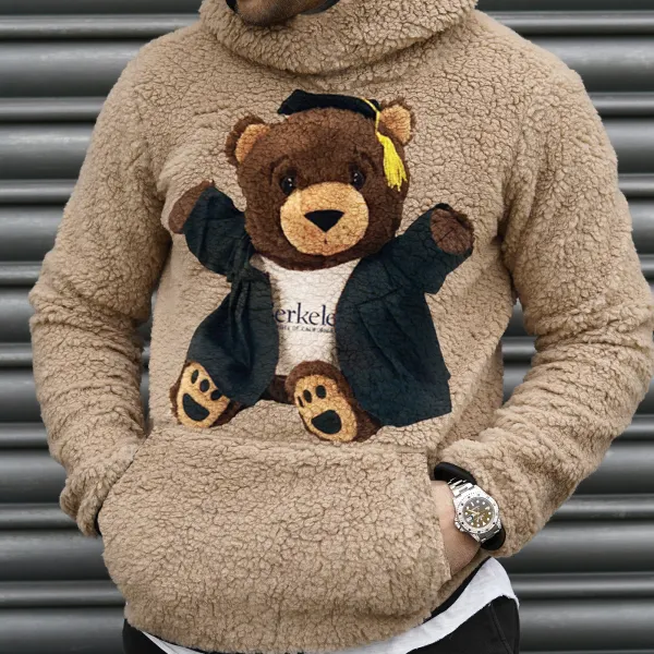 Cute Bear Lamb Wool Warm Sweatshirt - Wayrates.com 