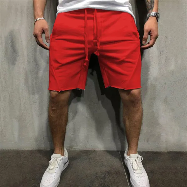 Men's Casual Fashion Solid Color Sports Shorts Only $19.89 - Wayrates.com 