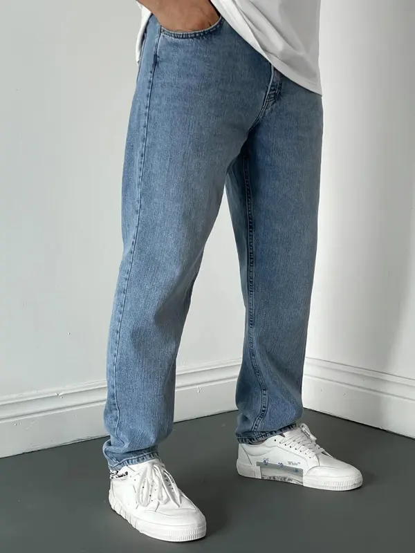 Vintage Straight Wide Leg Jeans - Pragmaace.com 