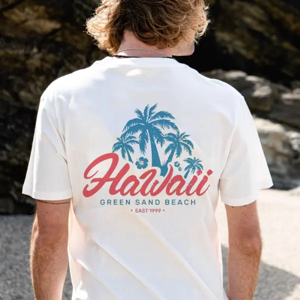 Beach Surf Holiday Graphic T-Shirt - Ootdyouth.com 