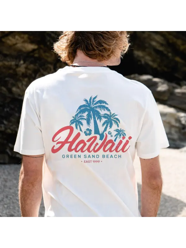Beach Surf Holiday Graphic T-Shirt - Ootdmw.com 