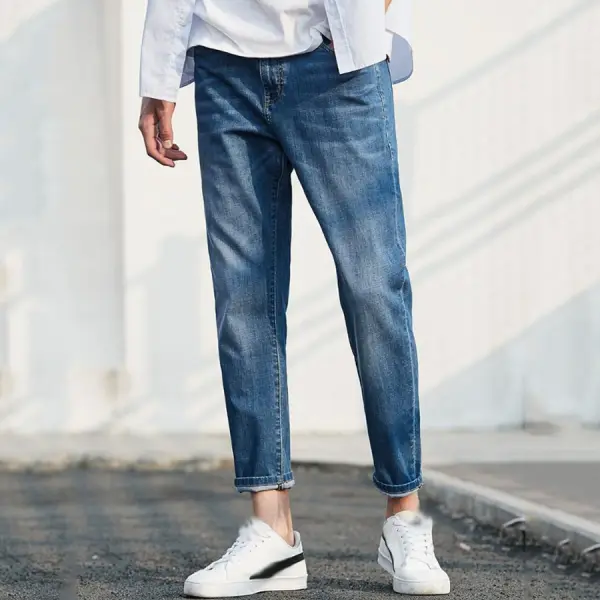 Men's Basic Stretch Jeans - Keymimi.com 