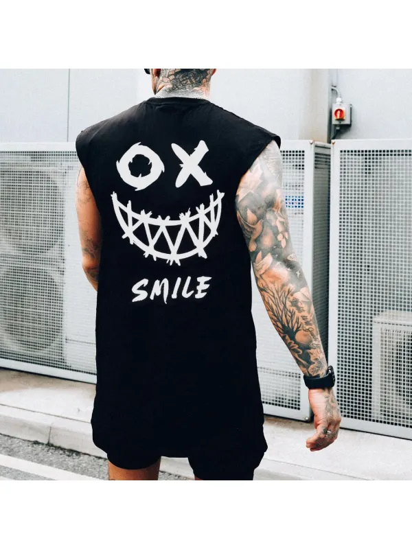 Men's Fashion Print Casual Tank Top - Ootdmw.com 