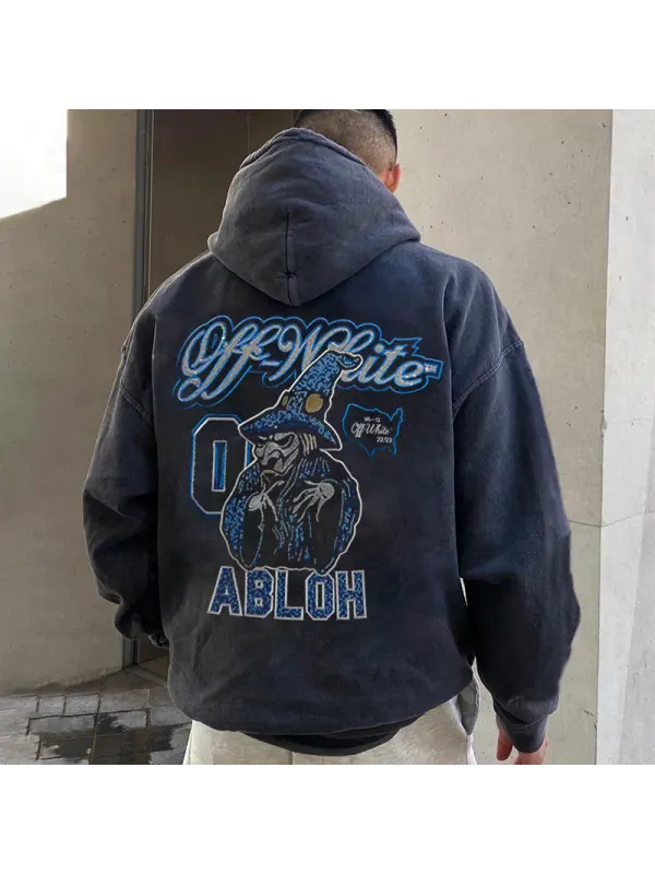 Moletom Masculino Grande Com Estampa De Moda De Rua - Ootdmw.com 
