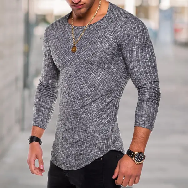 Men's All-match Casual Knitted Top - Dozenlive.com 