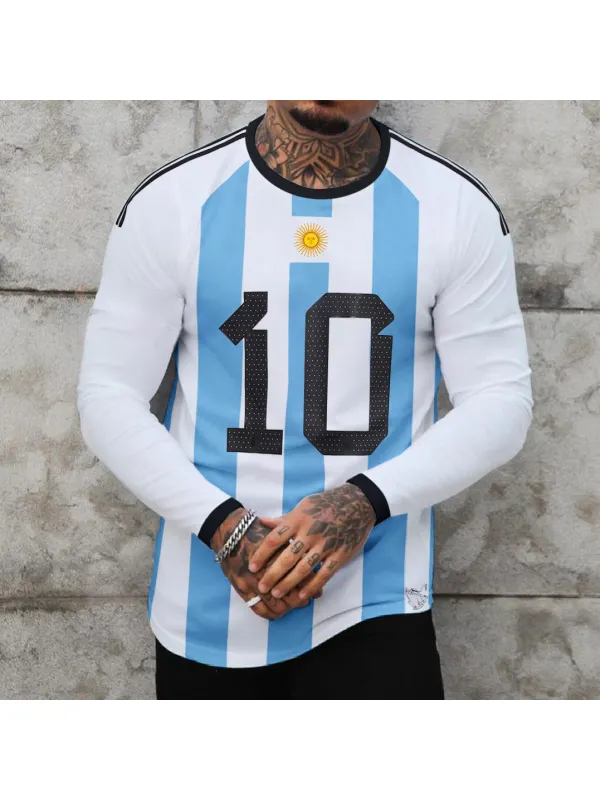 Argentina 2022/23 Season Fans Football Jersey - Timetomy.com 