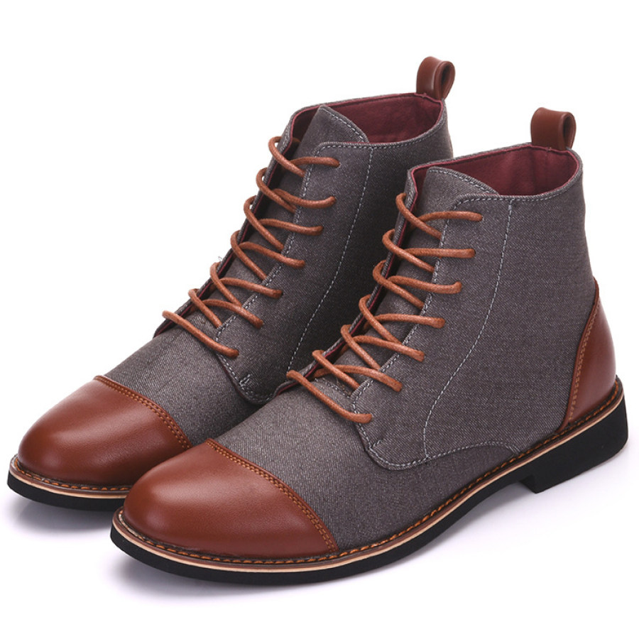 

Men's Casual Fashion Lace-Up Waterproof Boots