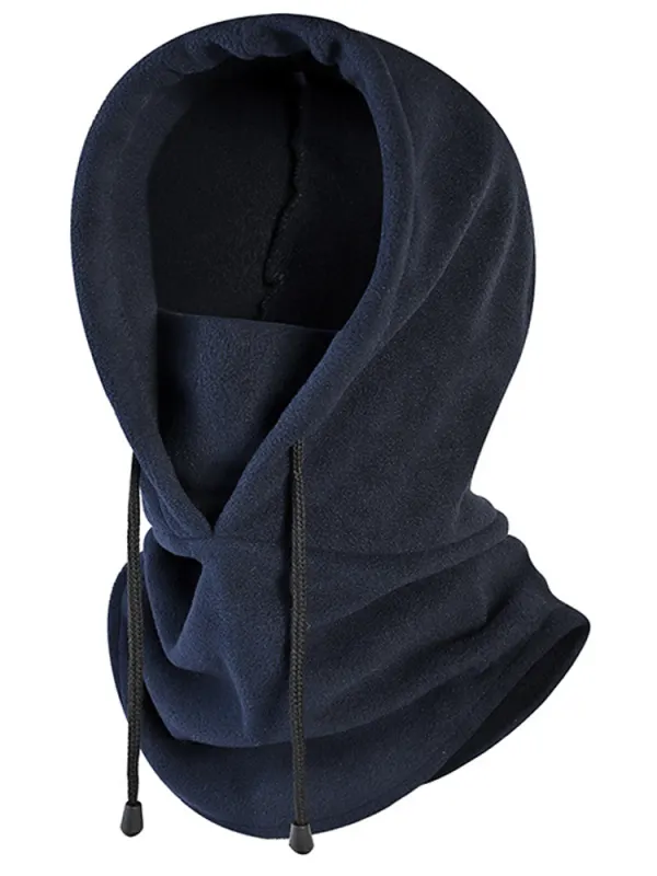 Men's Outdoor Fleece Warm Scarf Hat - Pragmaace.com 