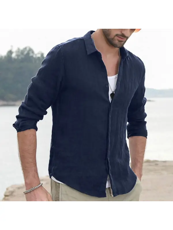 Men's Vintage Casual Shirts - Ootdmw.com 