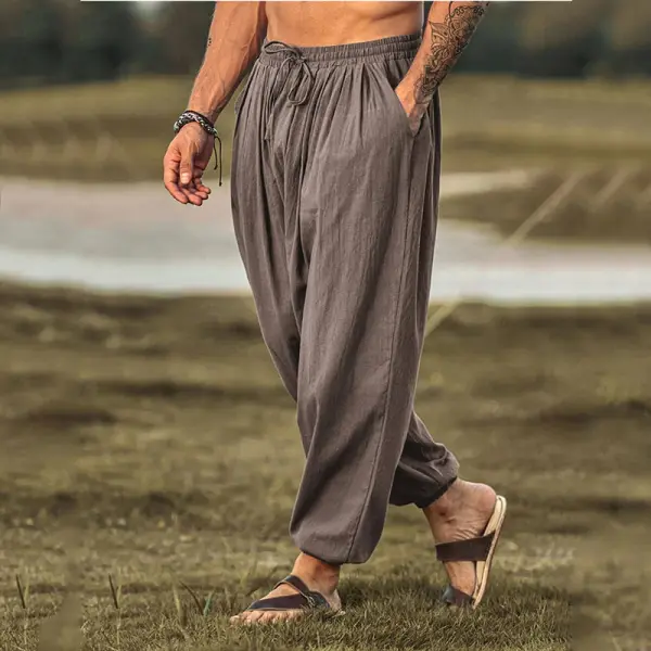 Mens Linen Harem Pants Only $26.99 - Cotosen.com 