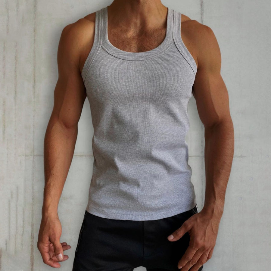 

Men's Plain Slim Casual Sleeveless Vest