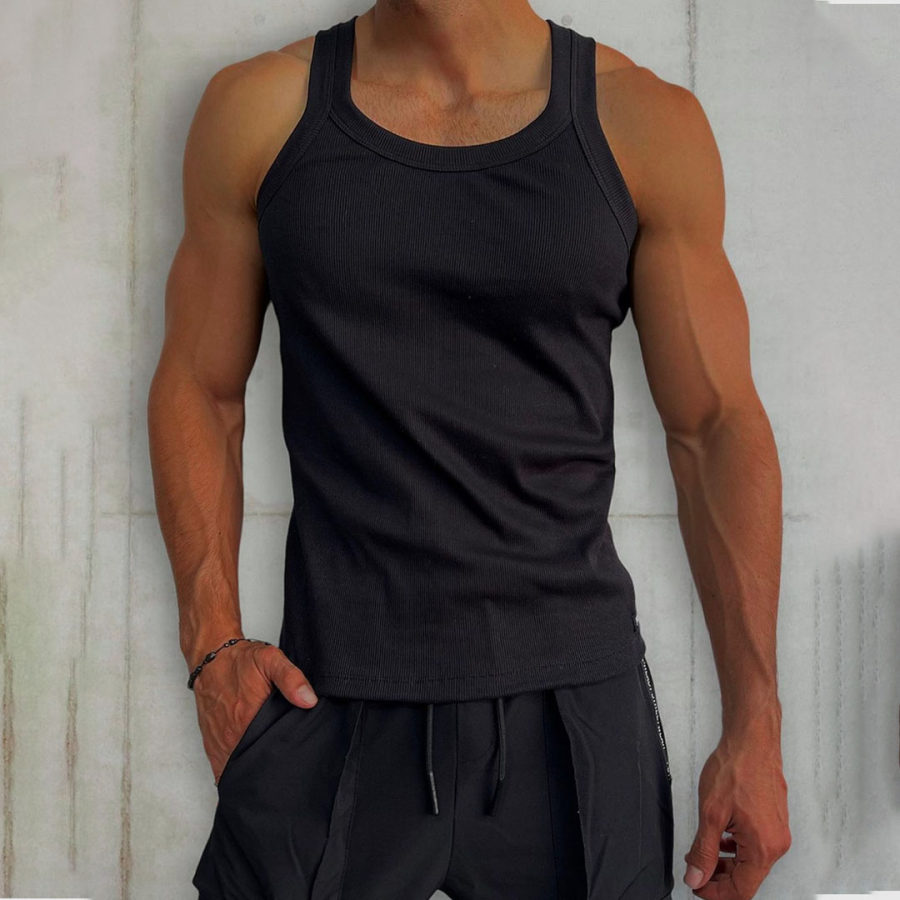 

Men's Slim Simple Sleeveless Vest