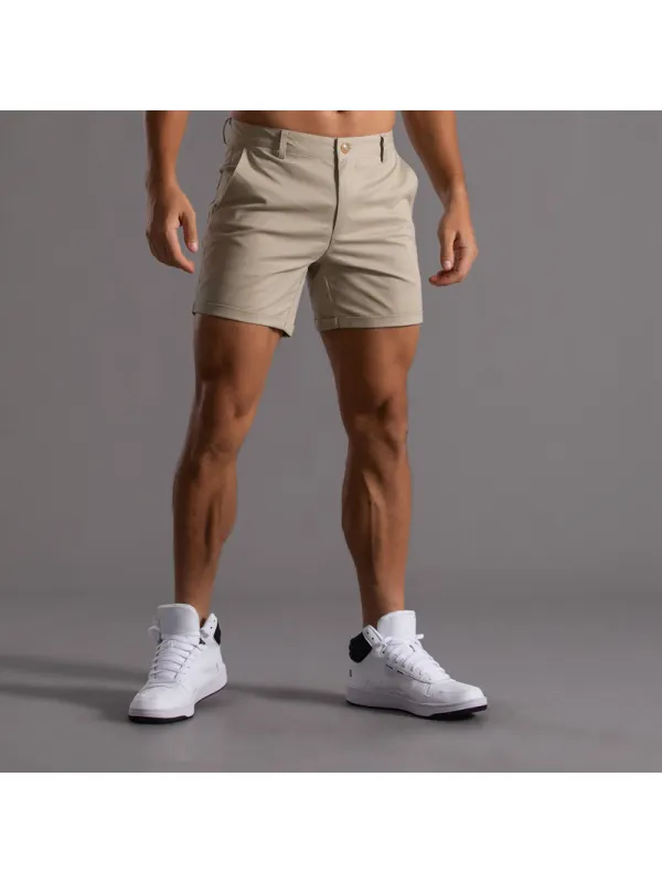 Men's Casual Solid Color Shorts - Anrider.com 