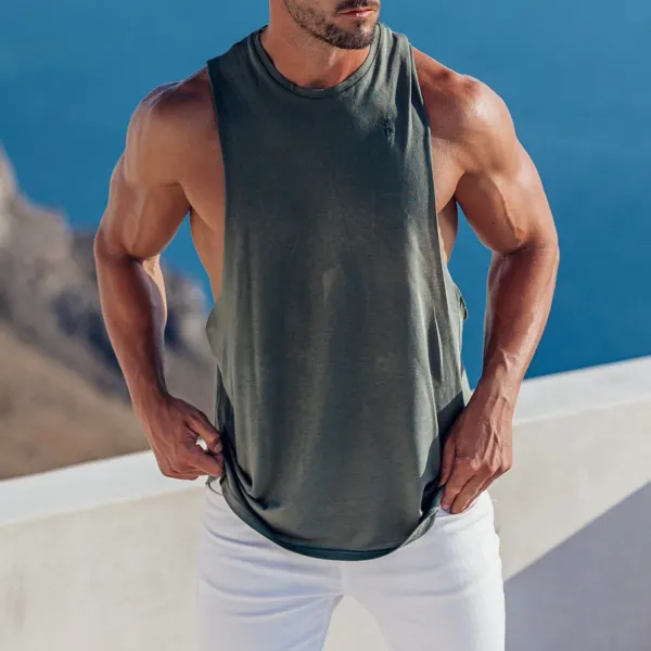 Comfortable Lazy Casual Men's Camisole - Ootdyouth.com 
