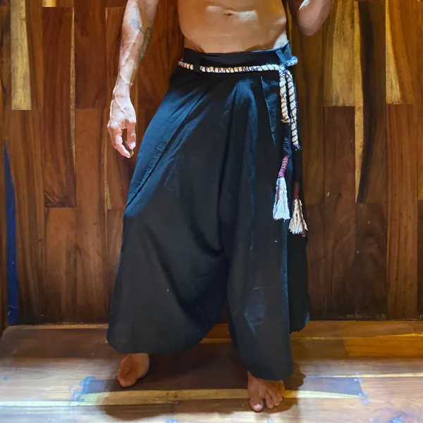 Men's Comfort Linen Elastic Waist Casual Pants - Mobivivi.com 