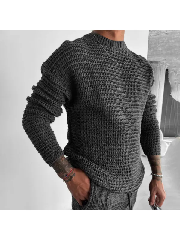 Oversize Knit Pullover - Anrider.com 