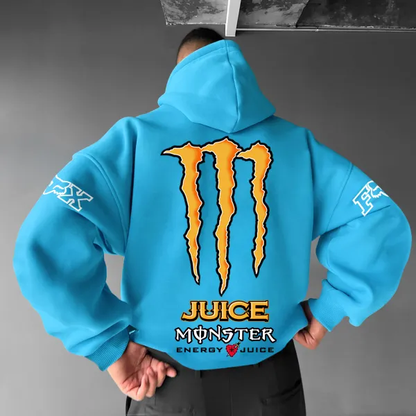 Oversize Energy Drink Style Hoodie - Rabclub.com 