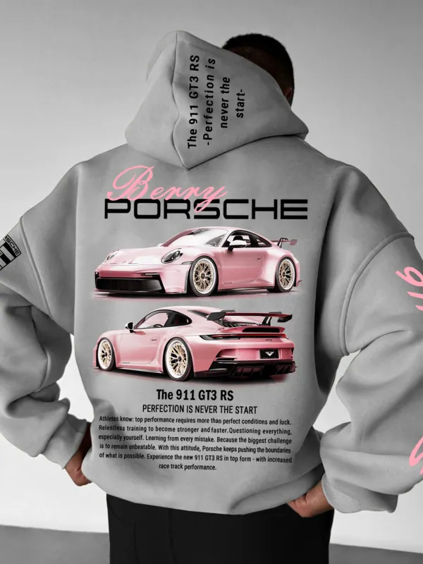 Oversize Porsche 911 GT3RS Hoodie - Menwyx.com 