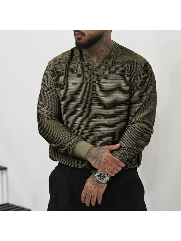 Street Men's Casual Long Sleeve T-shirt - Anrider.com 