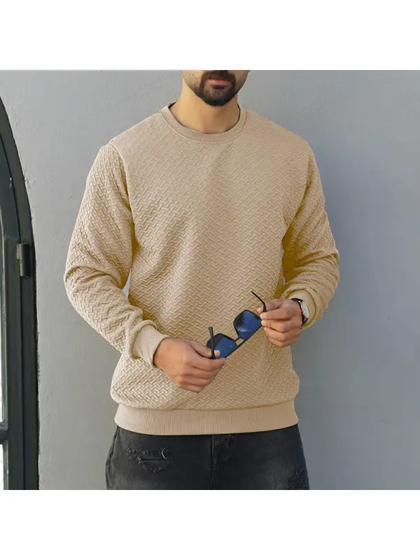 Men's Casual Bottoming Solid Color T-shirt - Ootdmw.com 