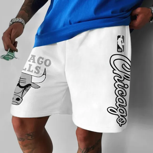 Men's Street Style Basketball Print Shorts - Trisunshine.com 