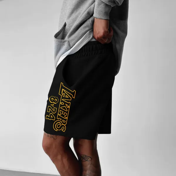 Men's Street Style Basketball Print Shorts - Trisunshine.com 