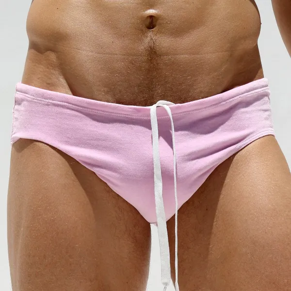 Men's Velour Swimwear Brief Sexy Shorts - Spiretime.com 