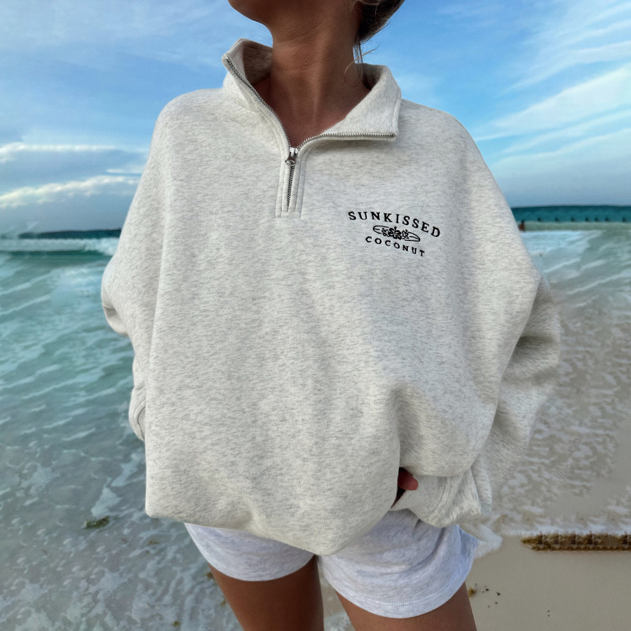 

QUARTER ZIP SWEATSHIRT