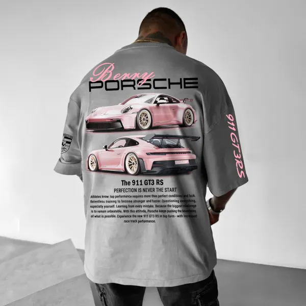 Oversize Sports Car 911 GT3RS T-shirt - Ootdyouth.com 