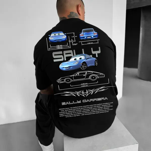 Oversize Sports Car 911 Sally Carrera T-shirt - Trisunshine.com 
